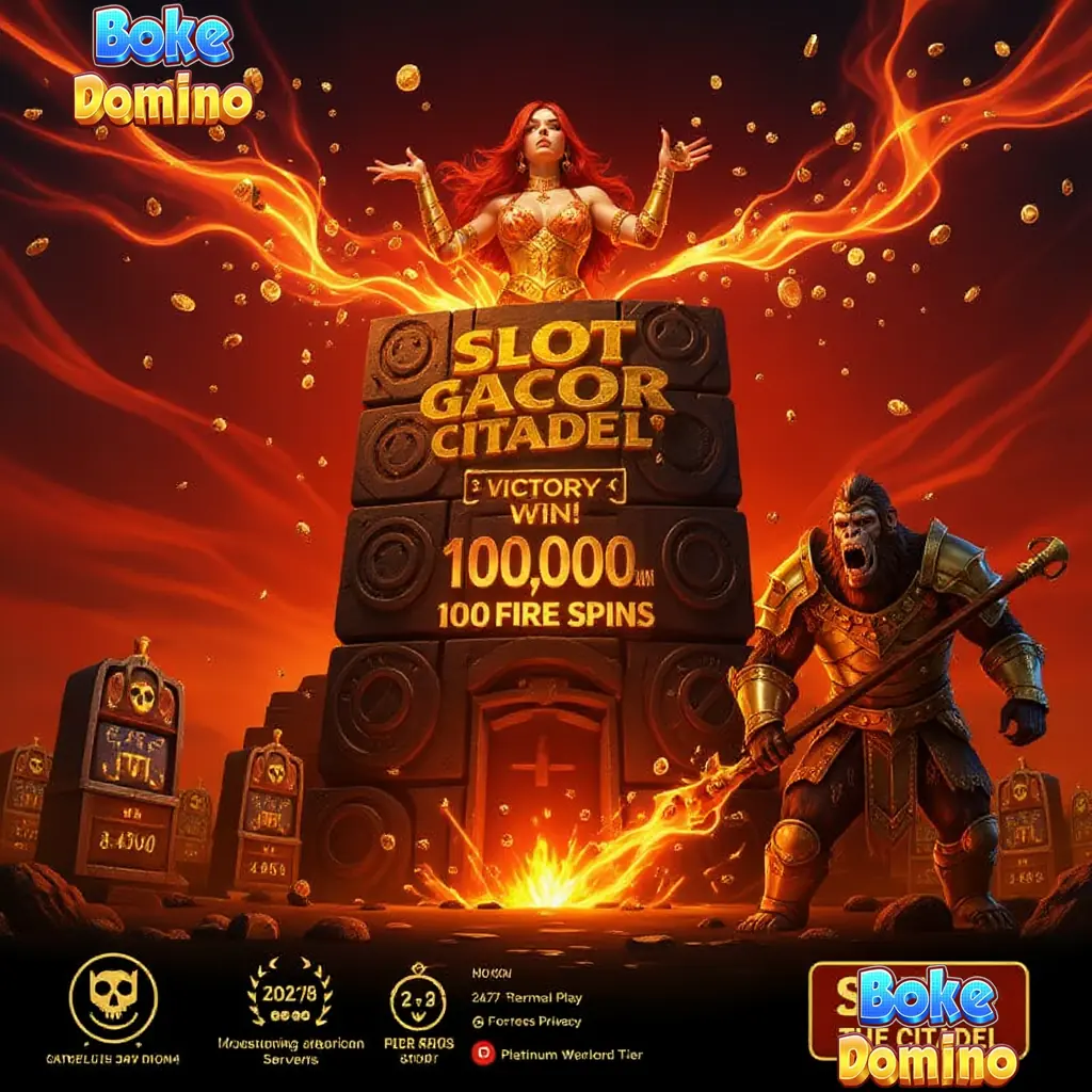 Logo Baru BOKEDOMINO Apk Slot Login Portofolio Kreatif Fenn Studio