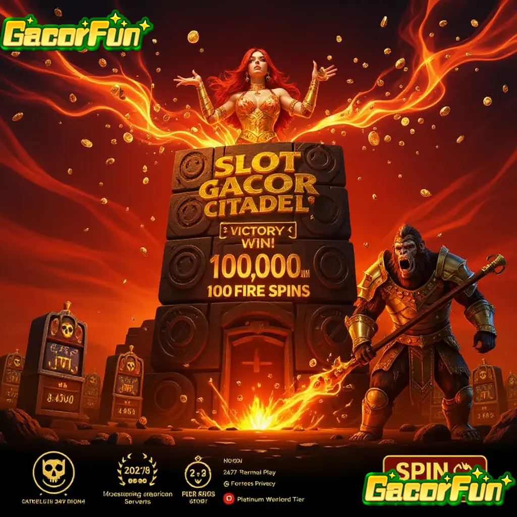 Logo Baru GACORFUN Apk Slot Login Portofolio Kreatif Fenn Studio