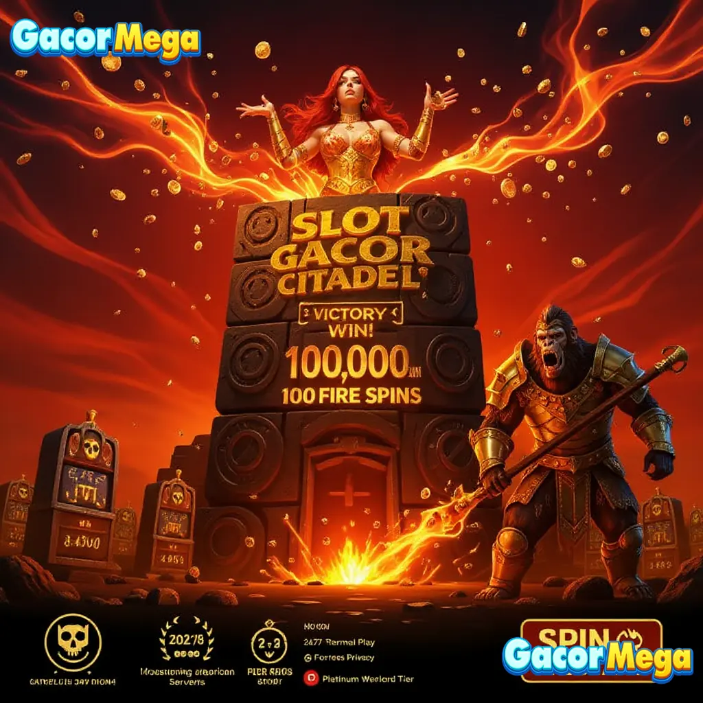 Logo Baru GACORMEGA Apk Slot Login Portofolio Kreatif Fenn Studio
