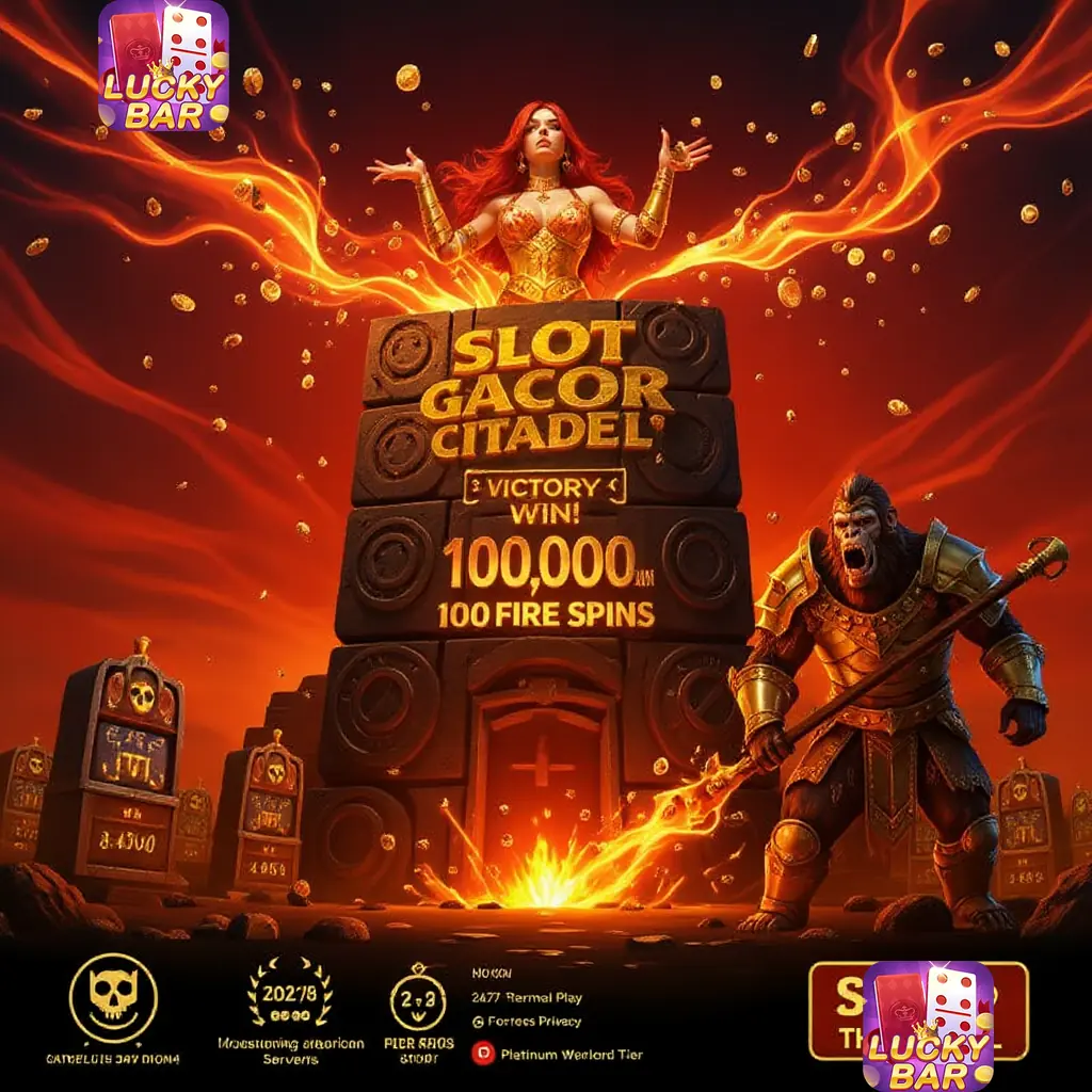 Logo Baru LUCKY BAR Apk Slot Login Portofolio Kreatif Fenn Studio