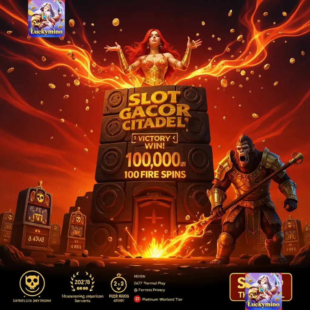 Logo Baru LUCKYMINO Apk Slot Login Portofolio Kreatif Fenn Studio